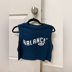 Spiritual Gangster Small Balance Blue Muscle Top. 💙⚡️